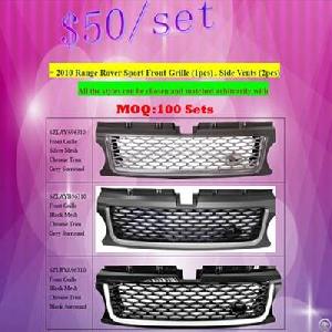 land rover sport front grille side vents