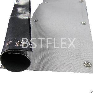 Aluminized Fiberglass Sleeve With Snaps