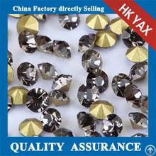 D0926 China Factory Rhinestone Point Back, Chatons Crystal Rhinestones