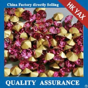 d0926 point machine cut crystals pointback rhinestones