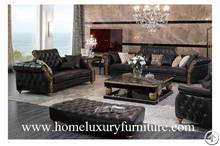 Black Leather Sofas Ti-003