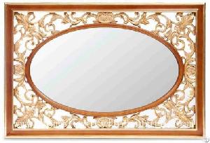 Wooden Frame Mirror Dressing Decoration Ag-302