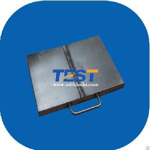 flawed plate welded sample