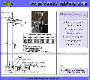 solar lighting pole