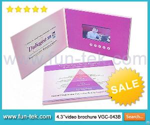 Buy Shenzhen Video Brochure Vgc-043 Lcd Advertising Player Full Color Print A5 Landscape