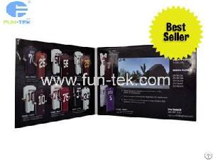 Lcd Invitation 4.3 Inch Video Brochure Promotional Greeting Card At Wholesale Price