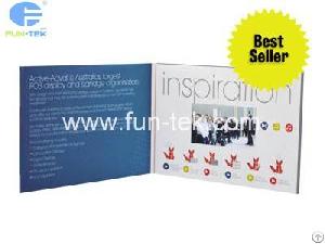 New Solutions 4.3 Inch Video Brochure Vgc-043 With 4c Offset Print For Marketing Events