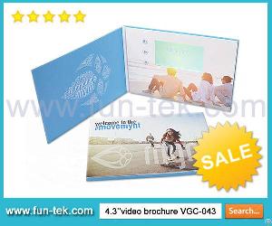 Online China Video Brochure Vgc-043b With Free Artwork Printing For Advertising