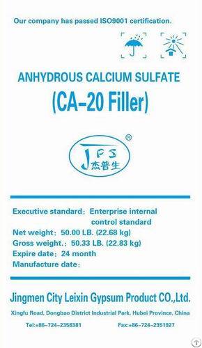 Supply Ca-20 Filler Anhydrous Calcium Sulfate