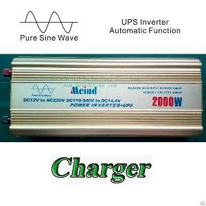 2000w Power Inverter With Ups Pure Sine Wave Ac Converter Car Inverters Power Supply