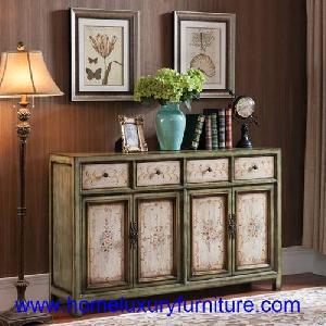 Chest Of Drawers Wooden Cabinet Antique Jy-962