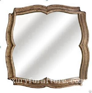 wooden frame mirror antique fg 108a