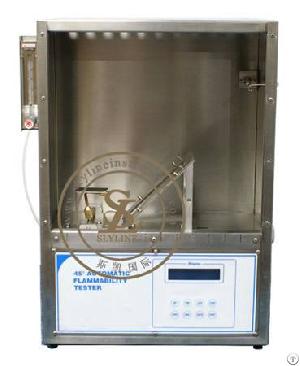 astm 45 degree flammability tester