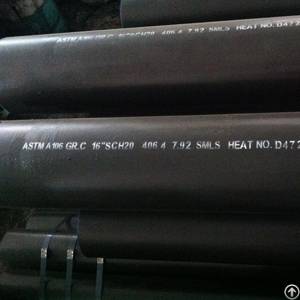 ansi b36 10 carbon steel pipe a106 gr c 16 landee