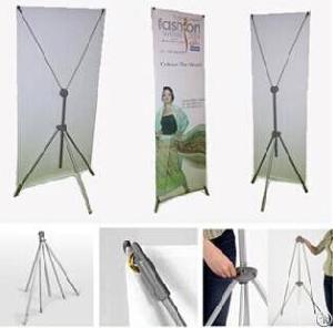 aluminum adjustable x banner