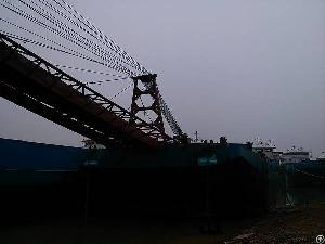 4000cbm propelled unloading conveyor barge