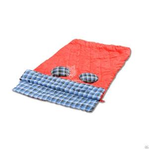 queen 2 person flannel sleeping bag