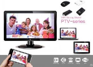 Windows Widi Ios Airplay Android Miracast Dlna Dongle / Box 1080p Ptv6000 Ptv8000 Ptv1000