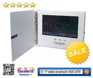 Creative Personalized 7 Inch Video Brochure Advertising Player Vgc-070 1gb Memory