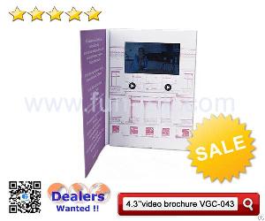 Factory Support Oem / Odm 4.3 Inch High Quality Video Brochure Lcd Card For Pharmacy