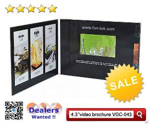 Ideal Advertising 4.3-inch Hard Cover Video Brochure Vgc-043 With Customized Artwork