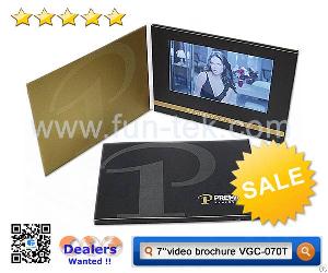 customized touch screen advertising brochure video card wholesale