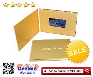 presentation a5 4 3 lcd video brochure catalog manual