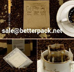 pack drip coffee filter bags packaging machine packs