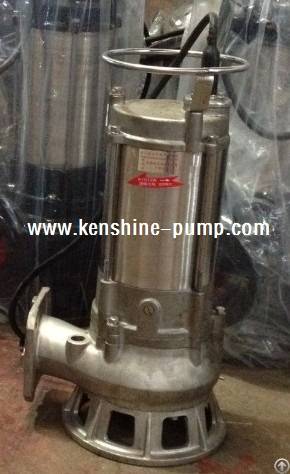 S Series Stainless Steel Submersible Sewage Pump For Waste Water