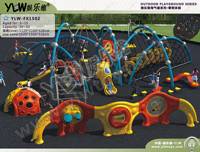 children climbing equipment amusement outdoor playground park spider man