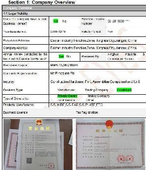 China Factory Audit Service