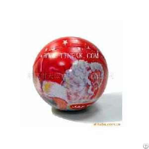 christmas ball tin box manufacture