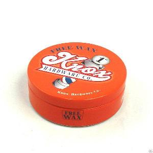 mini round candle tin box