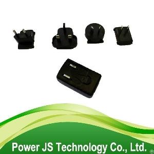 Supply Interchangeable Plug Power Adapter 5v 2000ma Usb Charger