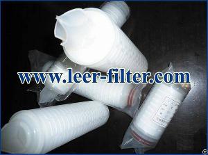 pp pleated membrane filter cartridge