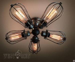 cage ceiling lamp light