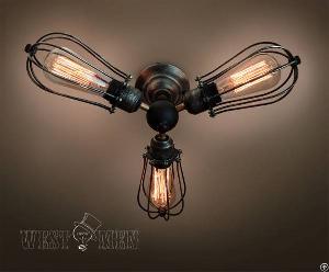 vintage industrial steampunk ceiling lamp pendant light chandeliers mid century