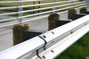 highway guardrail plate