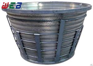 wedge wire screen basket