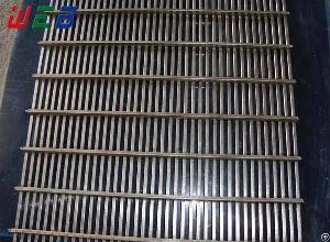 wedge wire screen panel