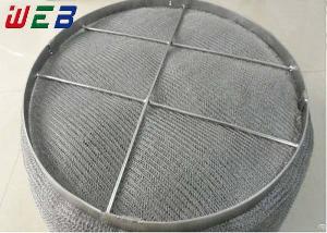 wire mesh demister pads gas filter