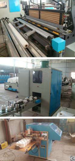 Full Automatic High Speed Small Toilet Paper Roll Production Line