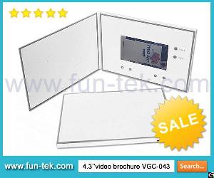 Best Selling 4.3 Inch Video Book With Customized Artwork Printing Multi Buttons 2 Hours Vgc-043