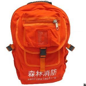 Canvas Emergency Backpack Firefighting Tools With Reflective Stripes