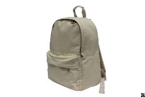 New Style White Canvas Laptop Computer Backpack Made In China