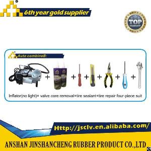 Auto Combine B Inflator No Light Valve Core Removal Tire Sealant Tire Repair Four-piece Suit