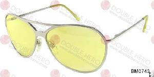 Metal Plate Brass Sunglasses Bm0743