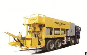 Intelligent Fiber Slurry Paver