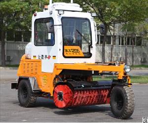 road sweeper sweeping 1500mm rid solid foreign matters