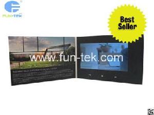 Lcd Module 10.1 Inch Digital Greeting Card Vgc-101 Video Brochure Advertising Player For Promotions